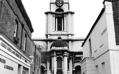 St Annes Church Limehouse 1974