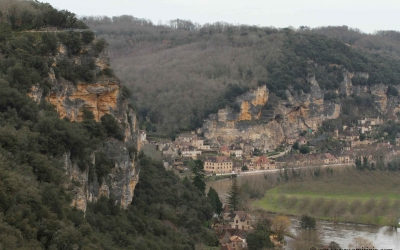 The panoramic view of Dordogne