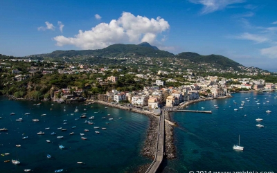 Looking from the Aragonese castle over Ischia Ponte